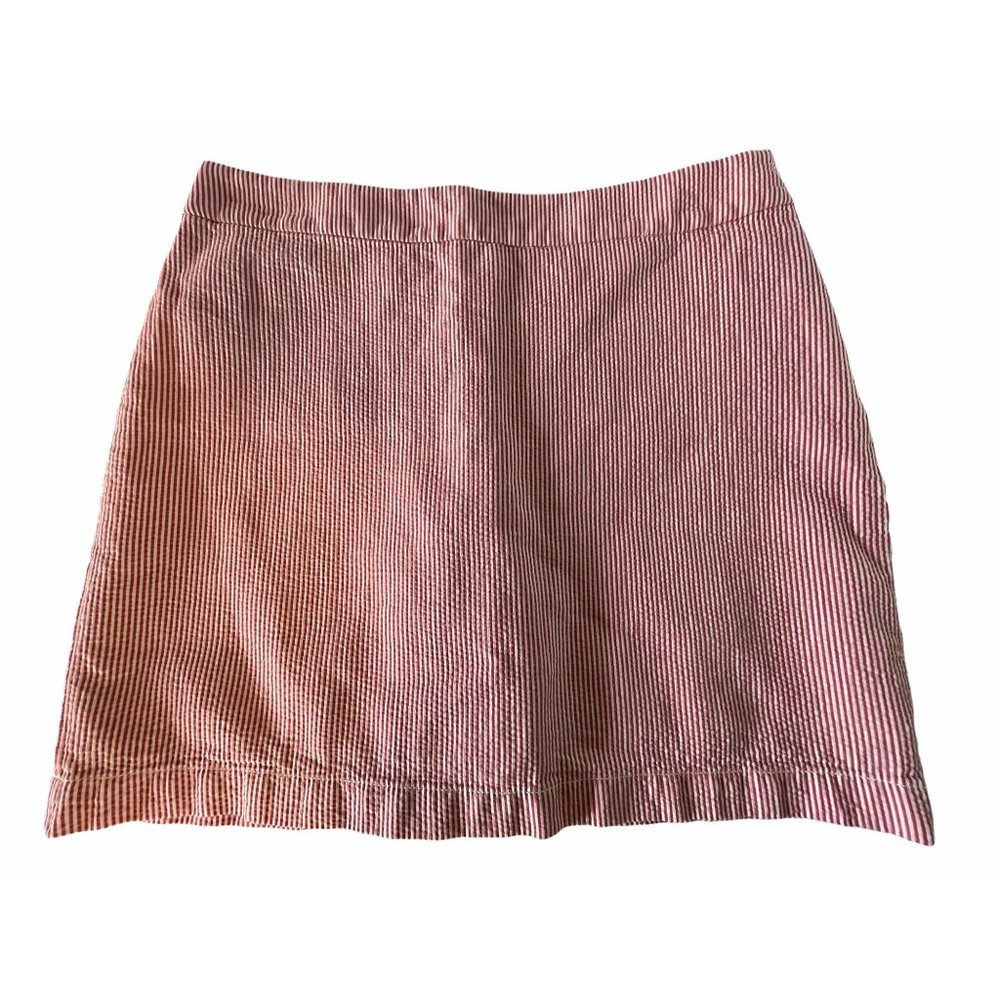 Talbots Outlet | Seersucker Skort | Pink | 8P
